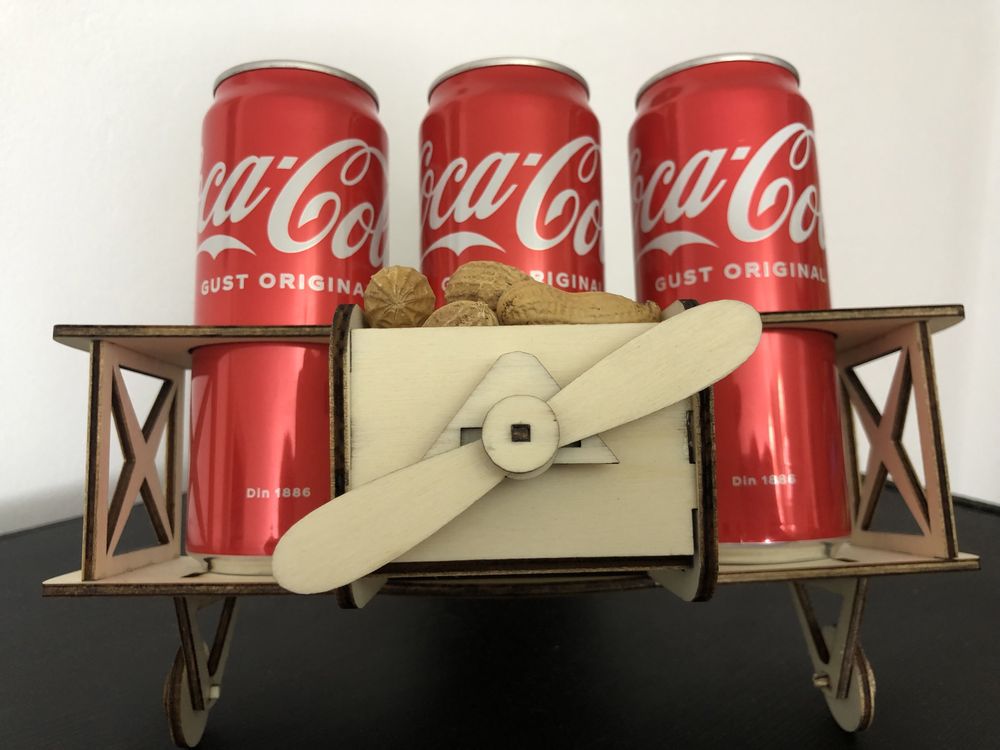 CADOU- Avion handmade din lemn