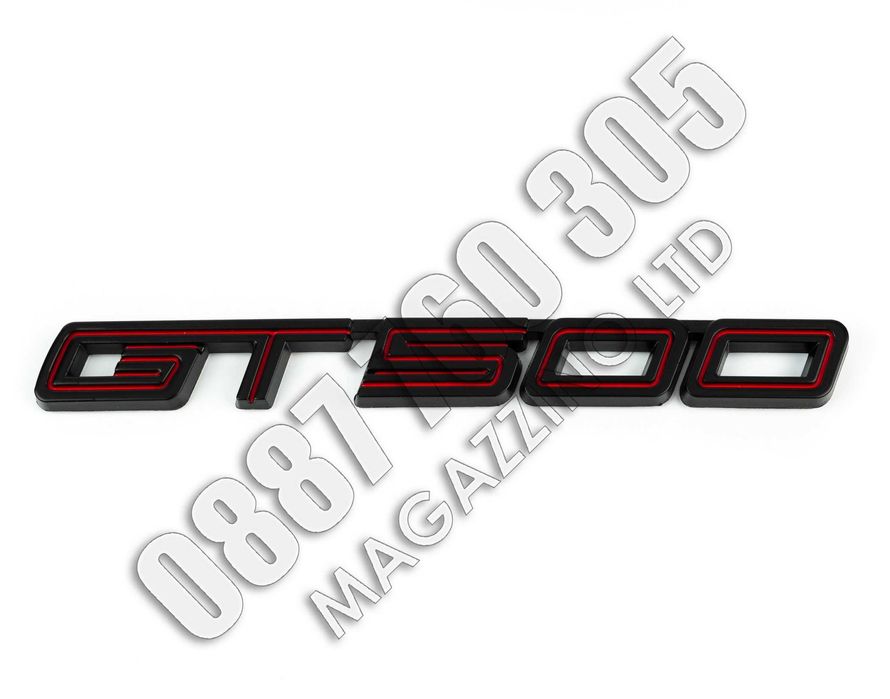 Емблема Мустанг GT 500 за Калник или задна броня Mustang Shelby GT500