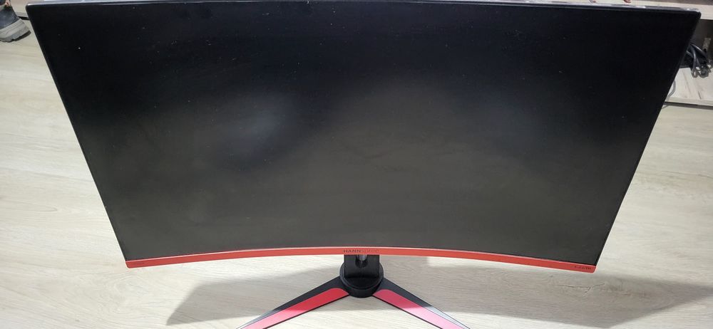 Monitor gaming curbat hannspree 31.5 inch 2k defect