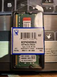 Memorie Ram Laptop 4GB DDR4 2400MHz Kingston KCP424SS6 sau 8GB, SSD