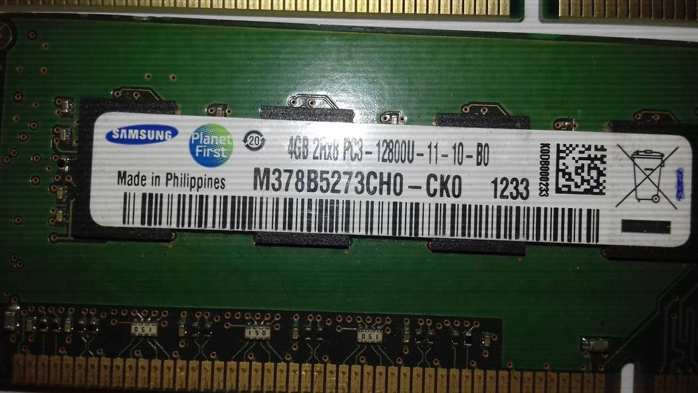 Memorii  PC DDR 3 /CML16GX3M4A  DDR 2, DDR3 4GB Laptop