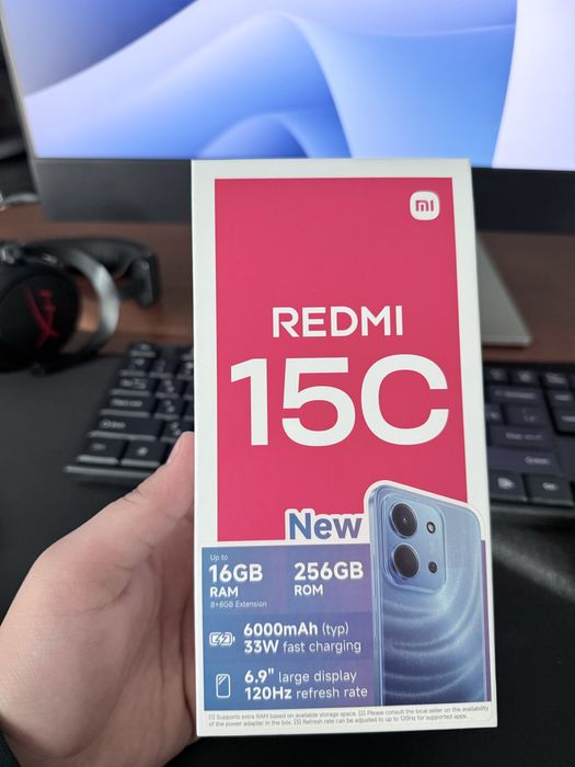 Redmi 15c 8/256 qora