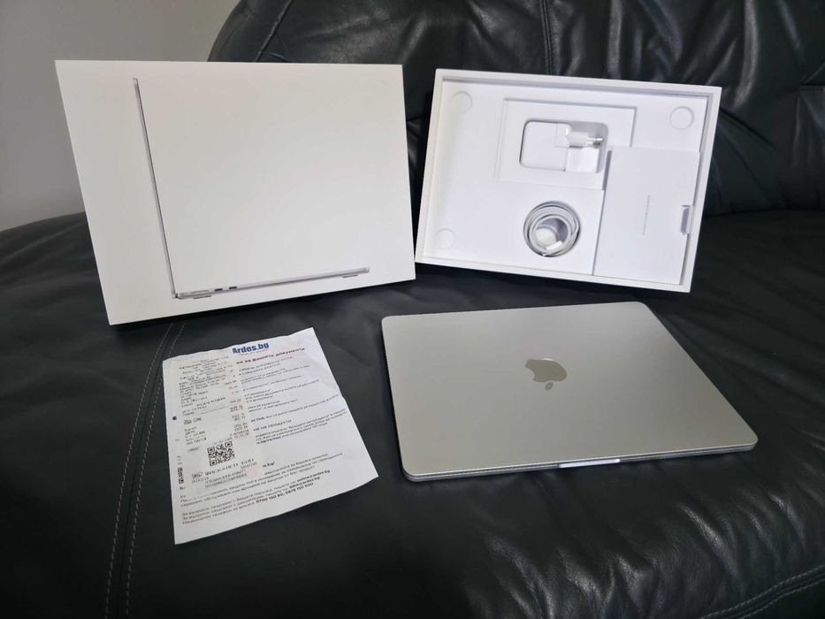 КАТО НОВ Macbook air M4 Гаранция до 31.03.2027