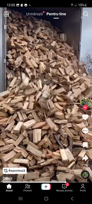 Lemne de foc paletizate