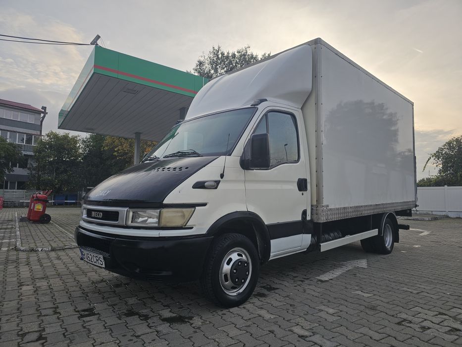 Iveco daily 35c12 / lift, punte dubla, contra-arcuri, km reali,