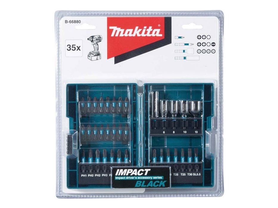 Ударни накрайници Makita B-66880 комплект 35 части