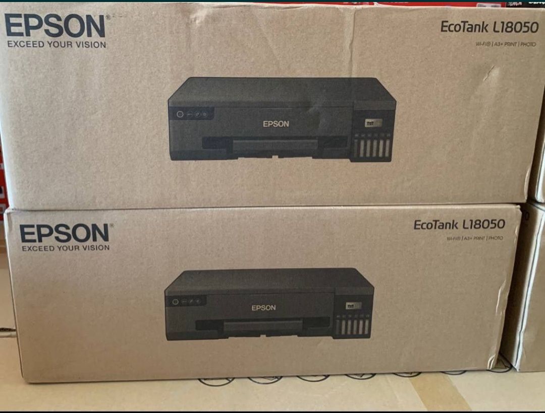 Принтер Epson EcoTank L18050 (Струйный, А3) Первые руки!