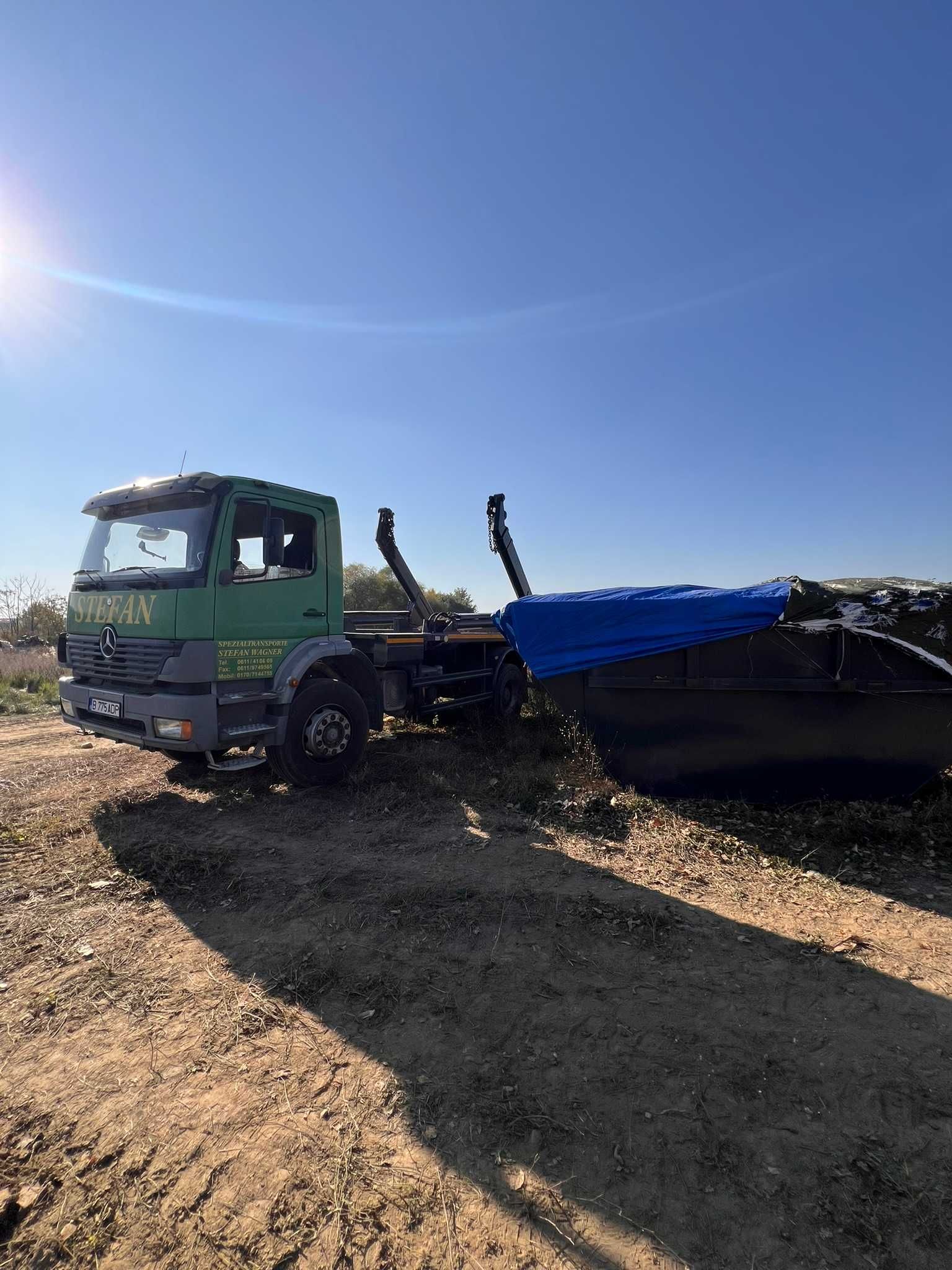 Container moloz ieftin transport gunoi inchiriere tomberon moloz
