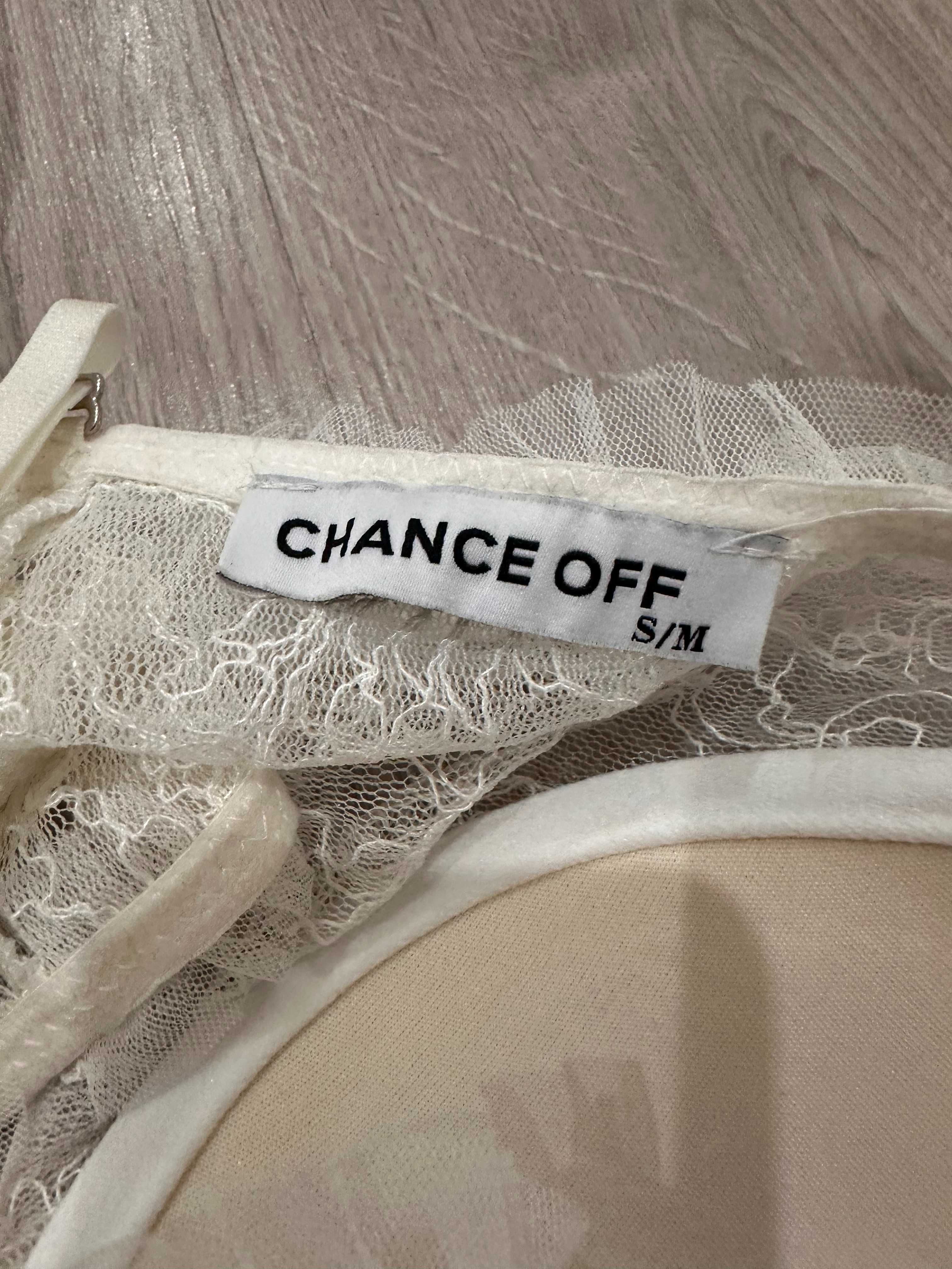 CHANCE OFF дантелен топ S/M