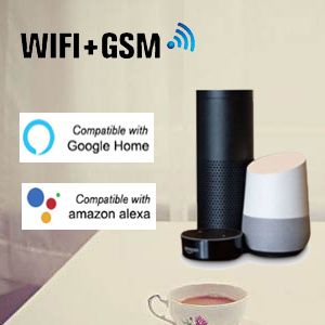 TECPEAK комплект GSM/WiFi охранителна система,сирена/сензор за дв-е