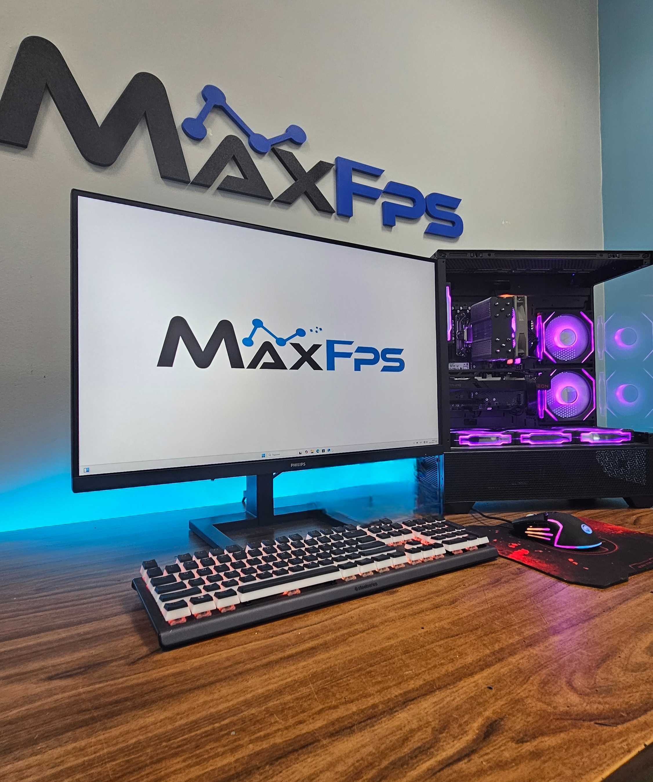 НОВО! RX9060XT 8GB, Ryzen 7 7700, 32GB RAM, 700W Геймърски компютър