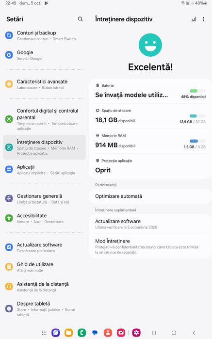Tableta Samsung Galaxy Tab A8 - WI-FI și 4G