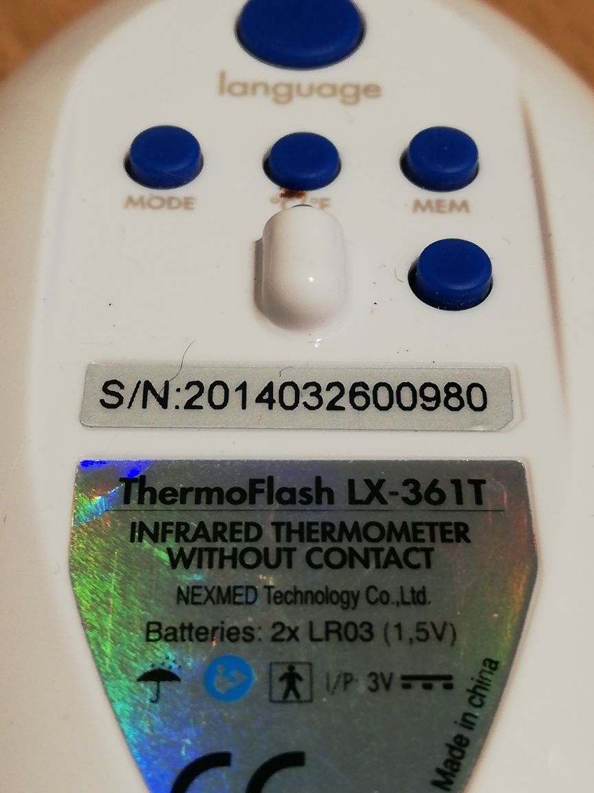 Termometru medical non contact LX361T