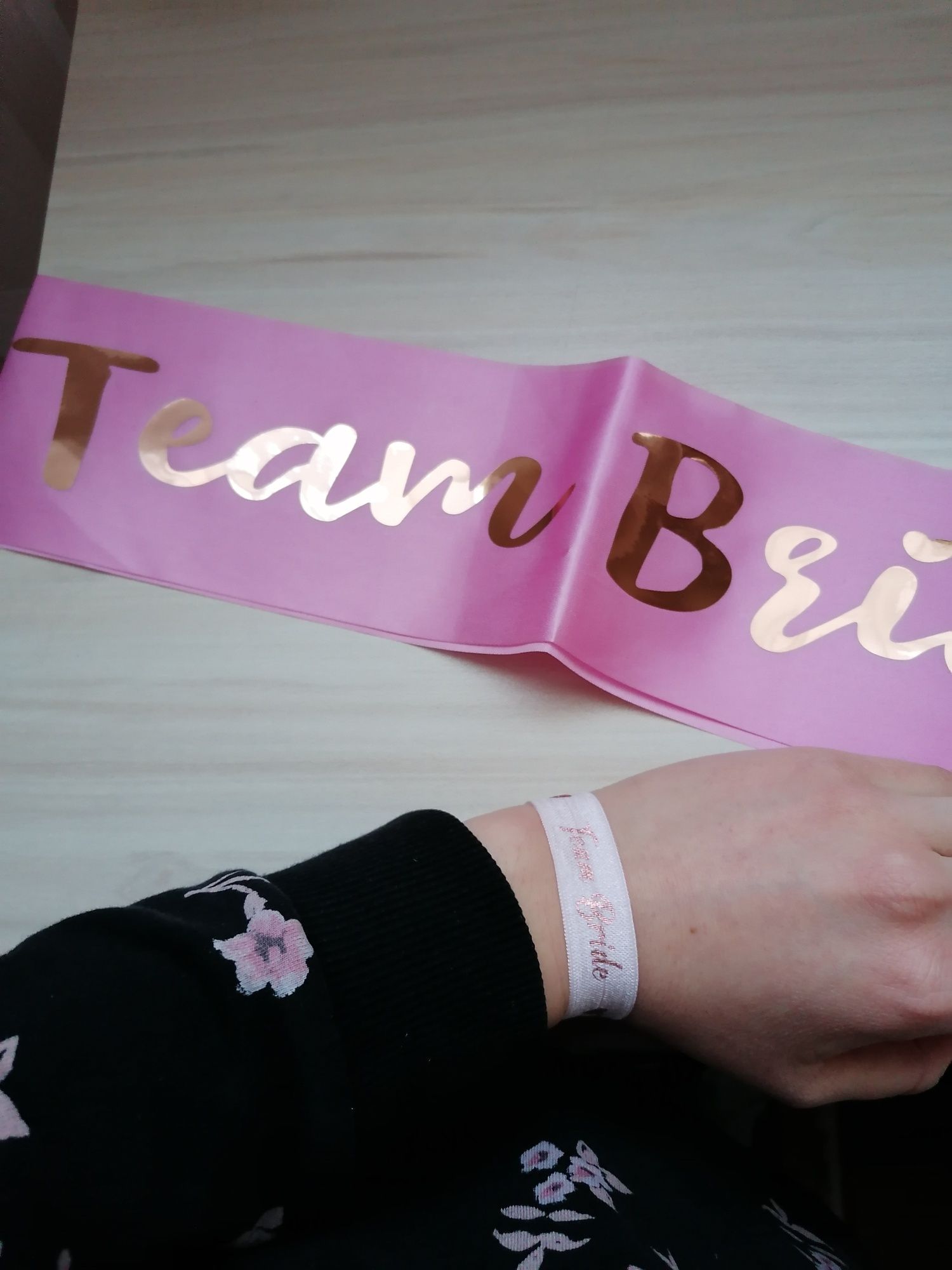 Ленти за коса, метални сламки, team bride ленти, часовник