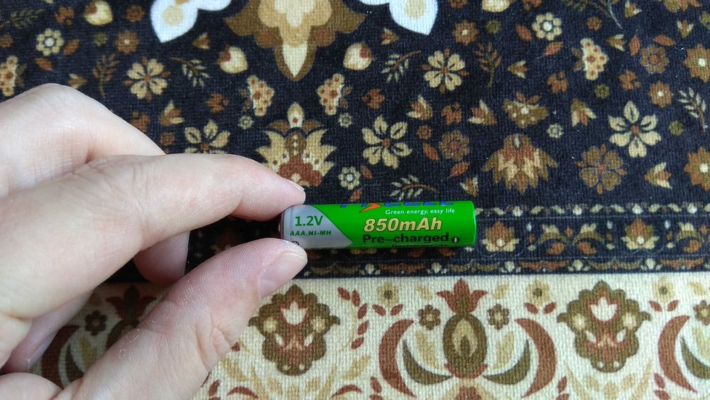 Аккумулятор PKCELL AAA реальная емкость 850 mAh Ni-MH 1.2V