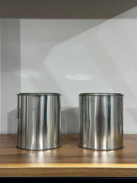 Металические банки и ведра для масла и краски