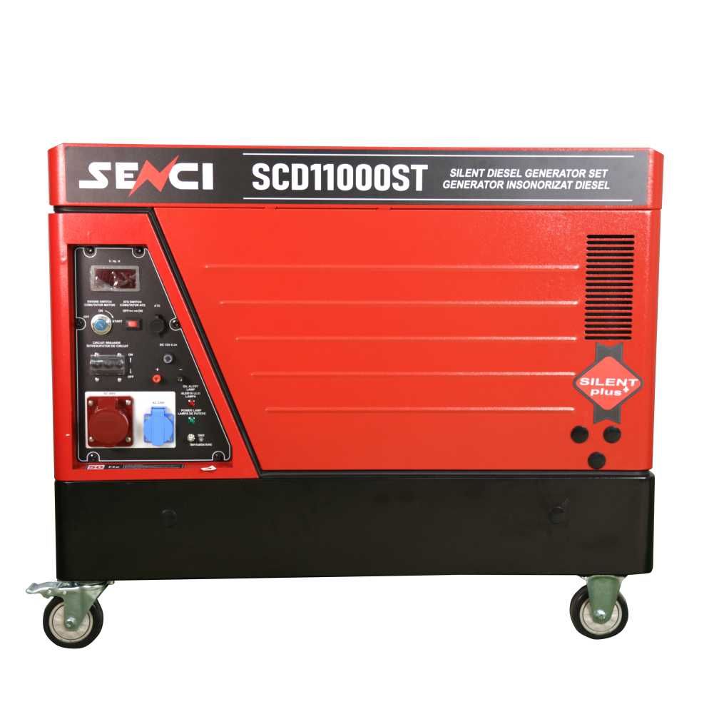 Generator de curent SENCI SC11000ST 400V 8,5kW Diesel cu ATS, SILENT