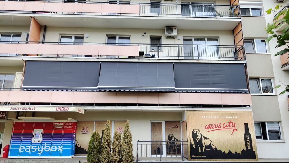 Copertine/Marchize retractabile. Casetate, Simple, Verticale, Zip