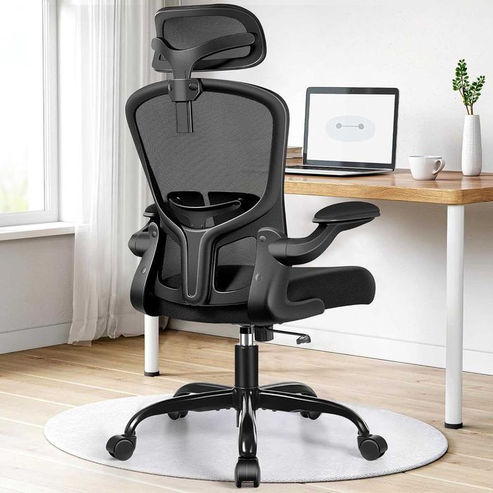Scaun Ergonomic 3D adjust,Suport Spate+Tetiera+Cot, REDUS de la 900RON