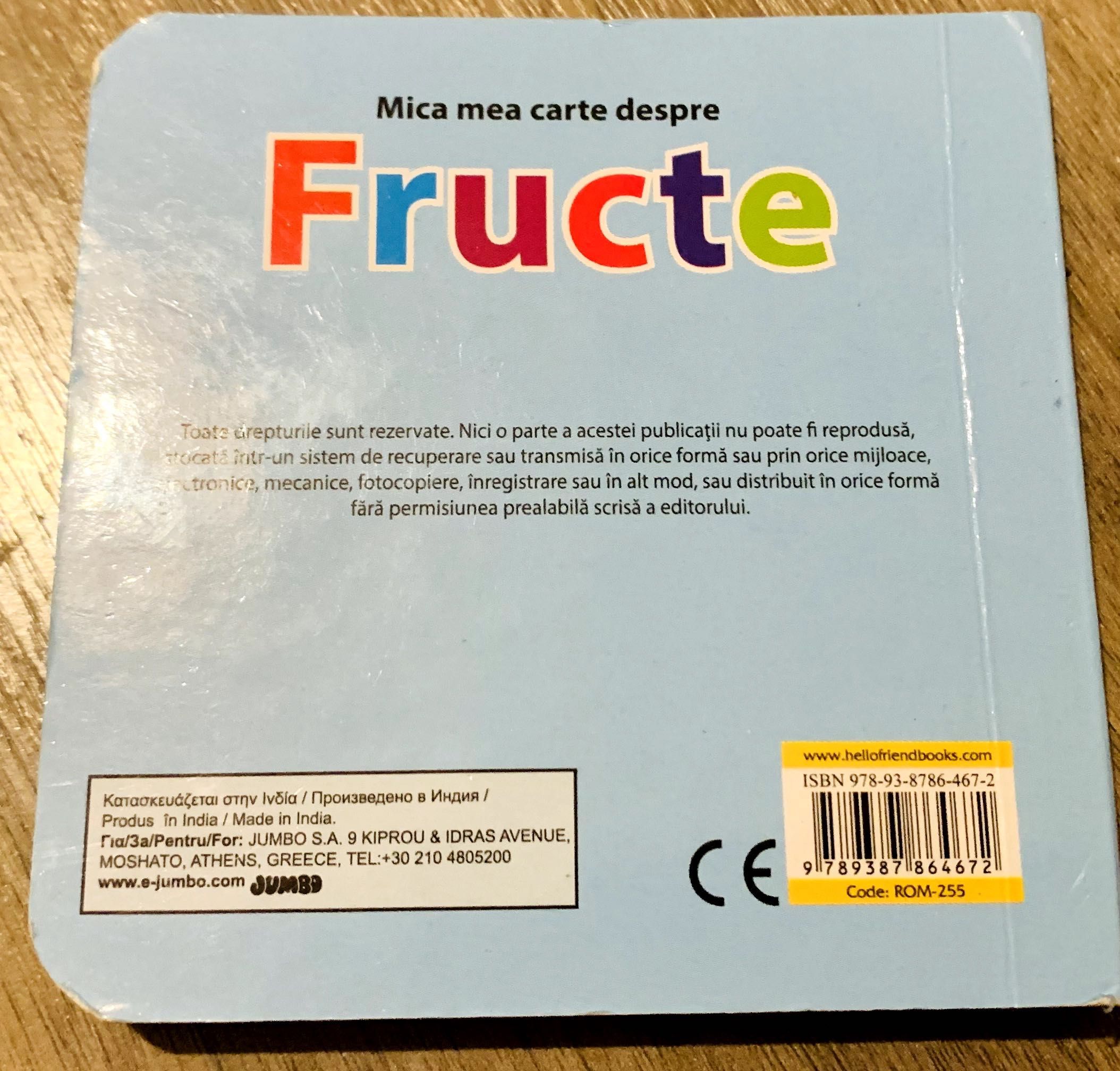 Carte copii: Fructe Jumbo