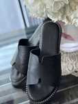 Sandale piele neagra