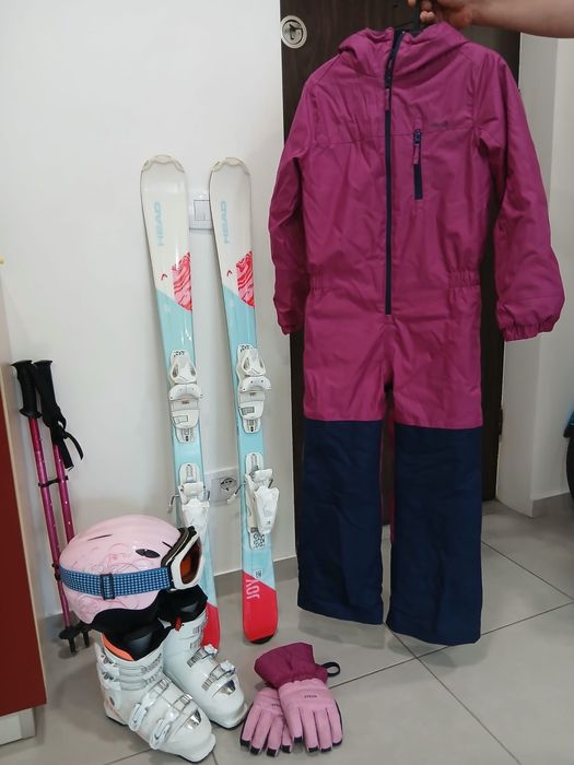 Set Schi pentru fete 8 - 9 ani