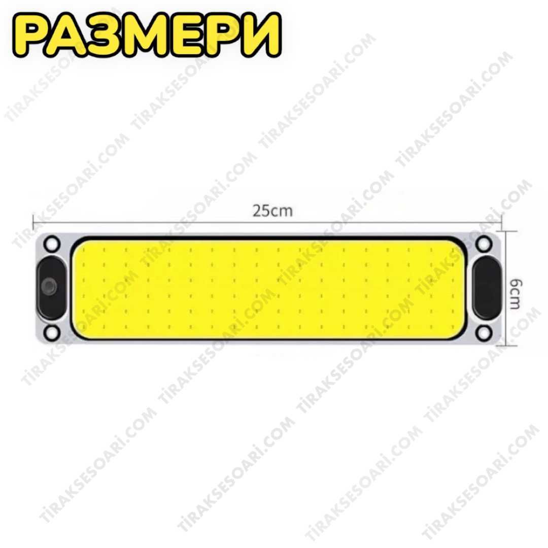 2 БРОЯ 25 см Плафон за кабина 12-24V, интериорно осветление