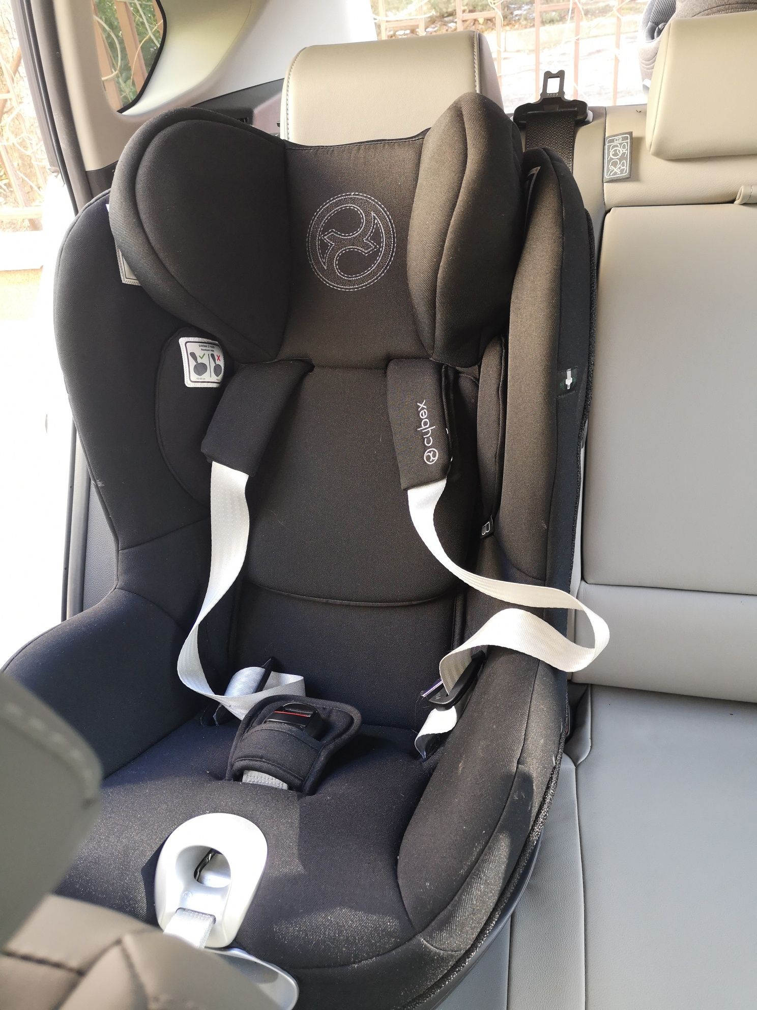 Децко столче за кола и база Cybex, Isofix система за сигурност