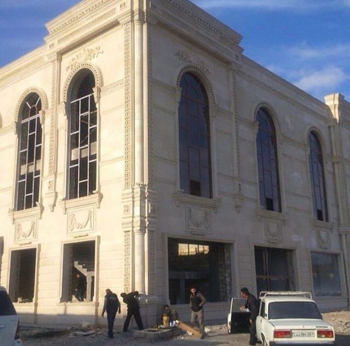 Каспийский  натуральный камень травертин Акташ