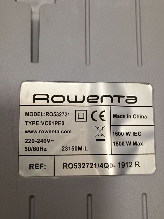 Прахосмукачка ROWENTA / 1800W
Прахосмукачка 1800 вата!!
Работ
