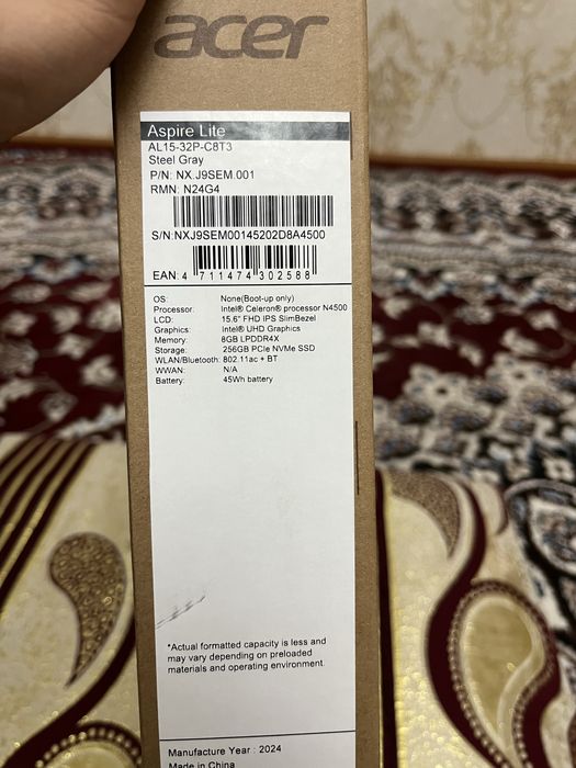 acer Aspire lite 15 notbuk