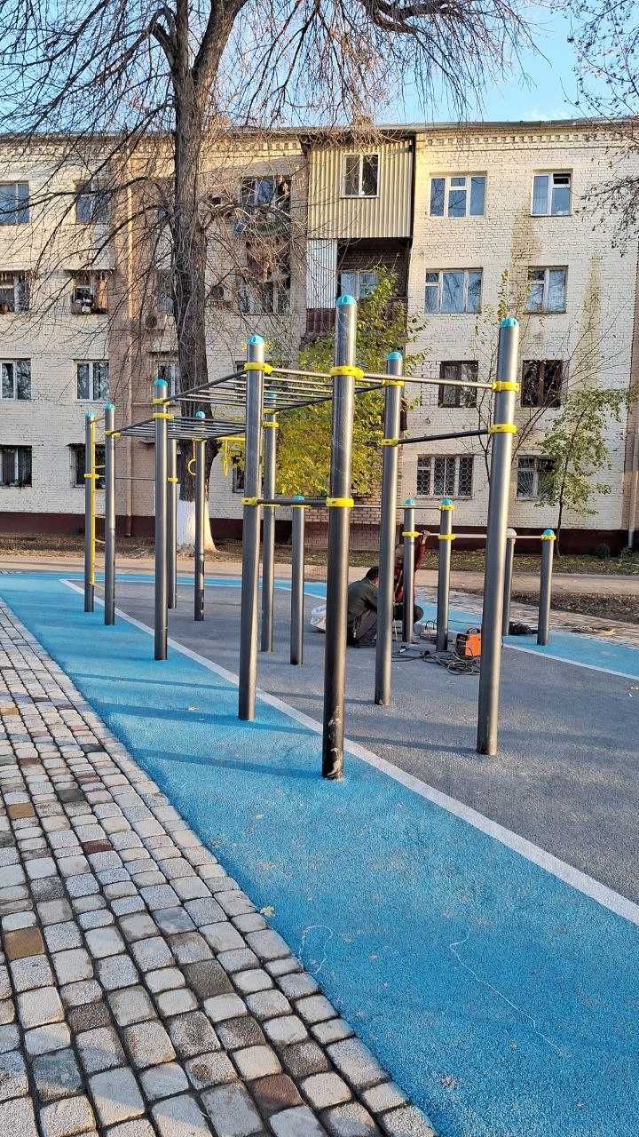Уличные тренажеры Спортивные площадки воркаут детские площадки