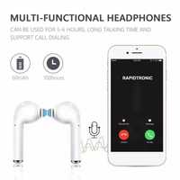 Casti Wireless Bluetooth 4.2 High Definition Music, Alb