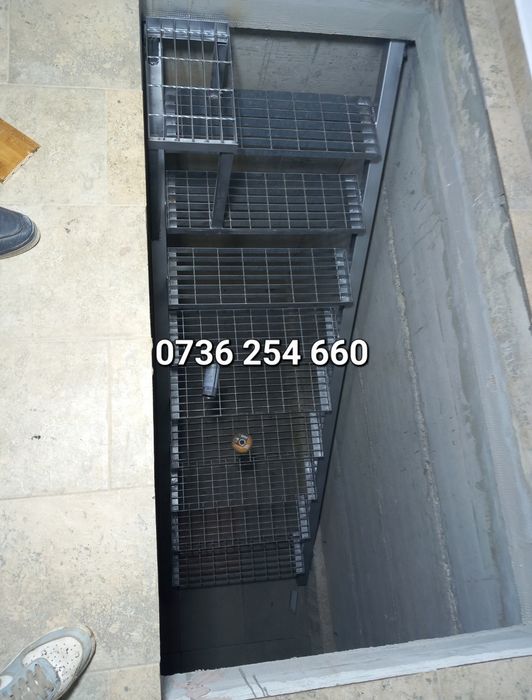 Scara scări scară metalice zincate