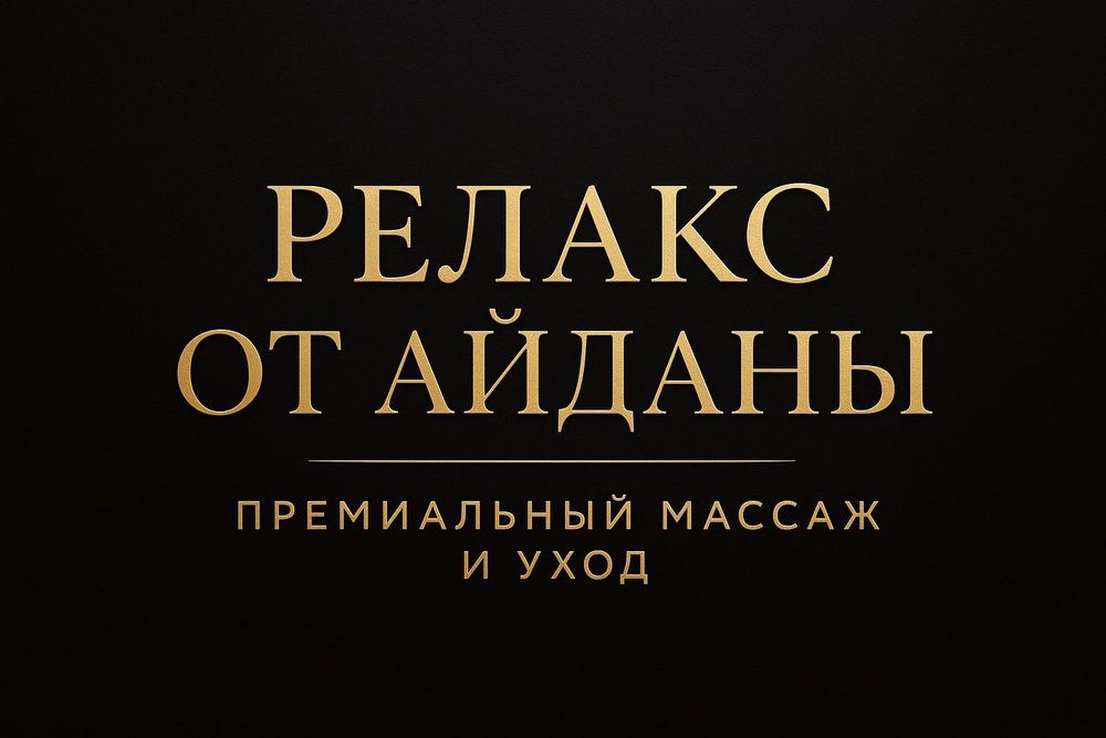 Массаж профессиональный