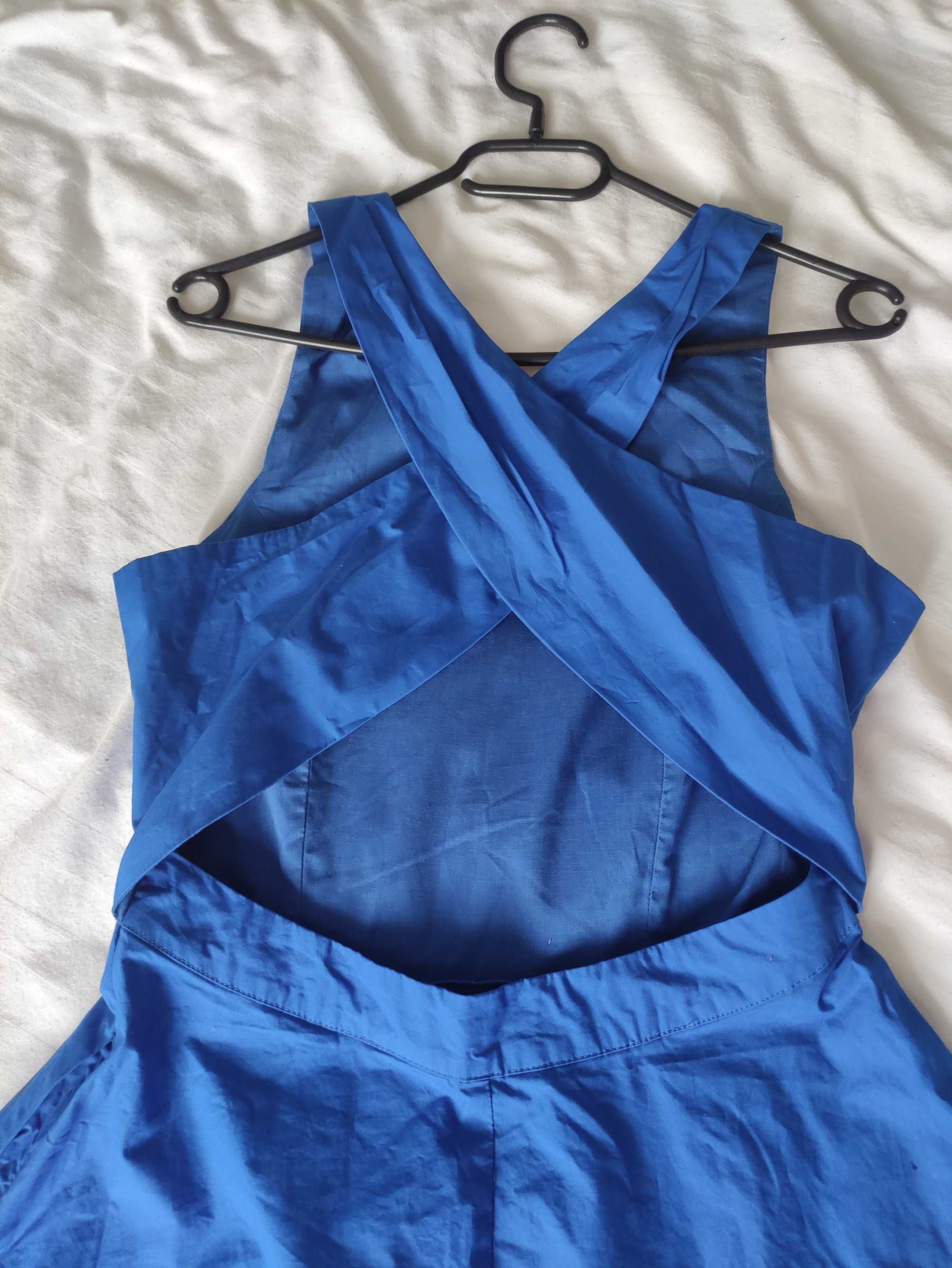 Rochie botez albastra