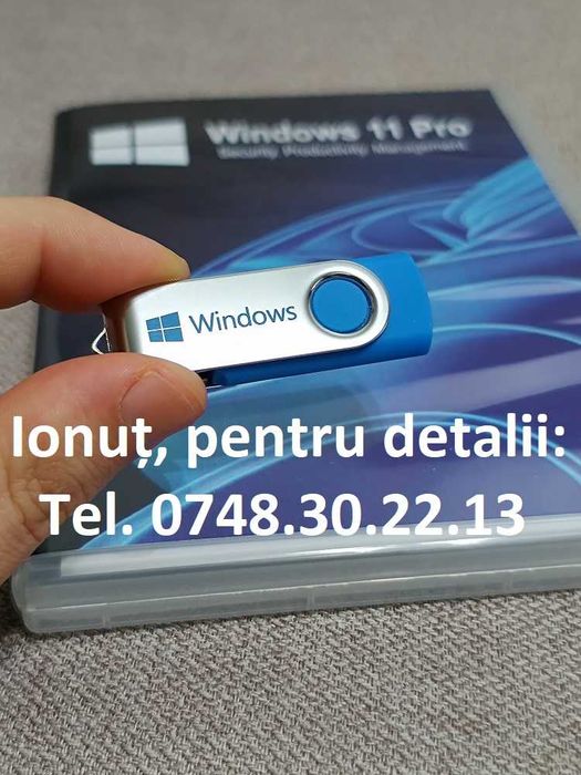 Stick Windows 7, 8, 10, 11 sau Office original cu licență, preț real!