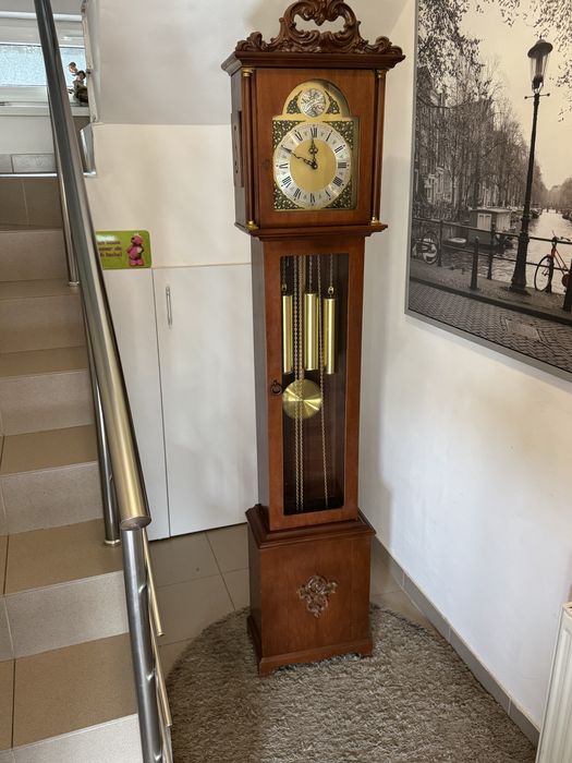 Ceas Pendul//Podea//Westminster//FHS//3 Greutati//Sculptura Deosebita