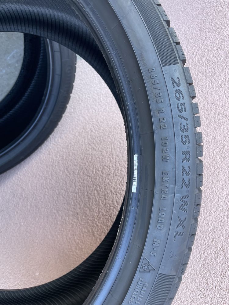 4бр. Зимни гуми Continental/Континентал/Wintercontact/TS860S/265/35/22
