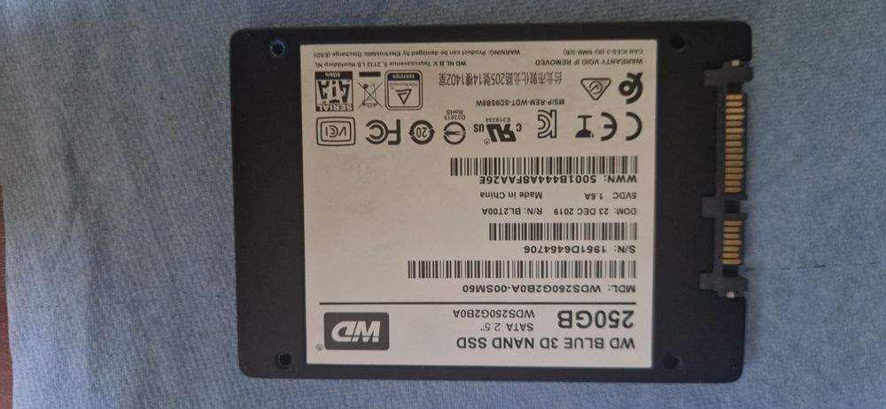 Ssd wd blue 250gb sata