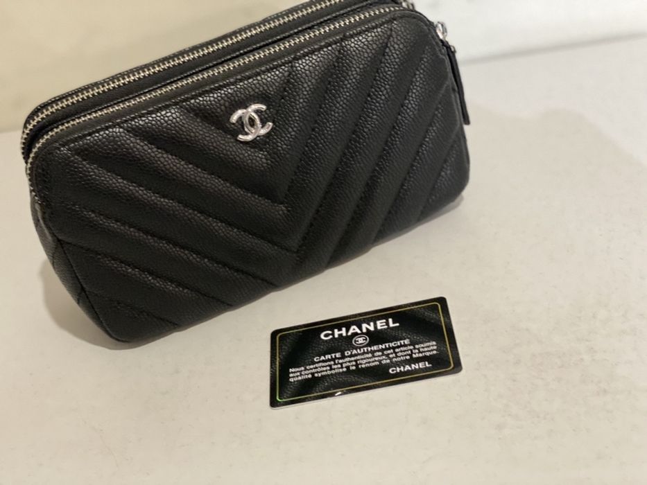 Дамска чанта естествена кожа Chanel