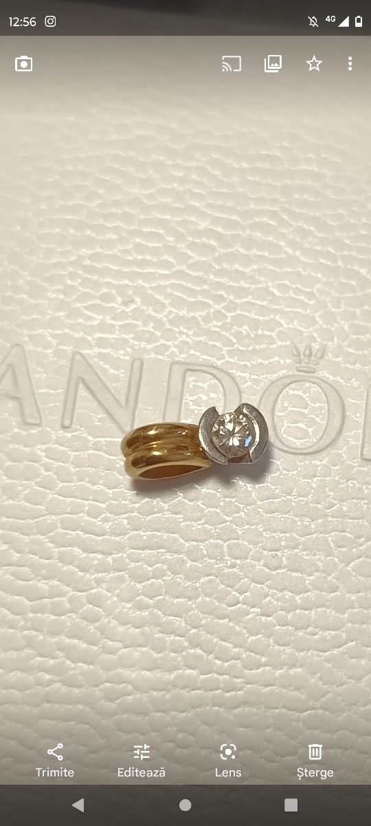 Set Pandora de 18k cu diamante