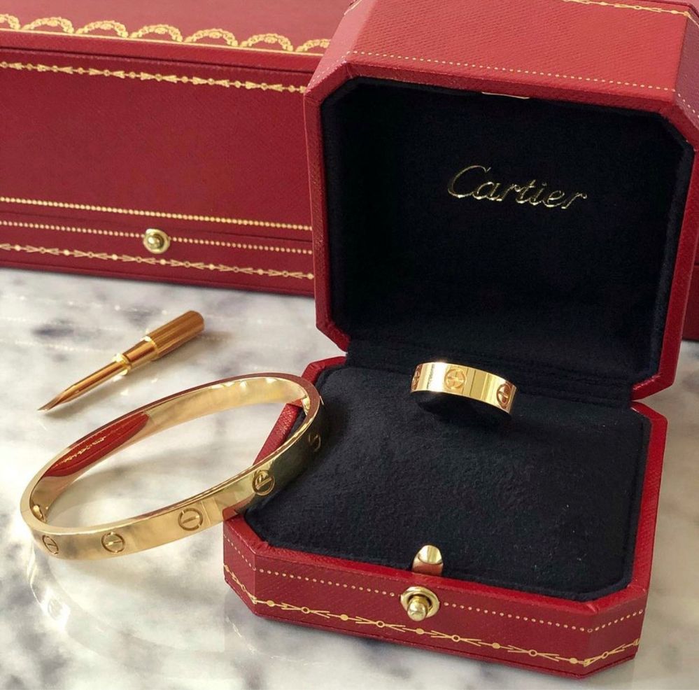 Brățară model Cartier LOVE gold 750