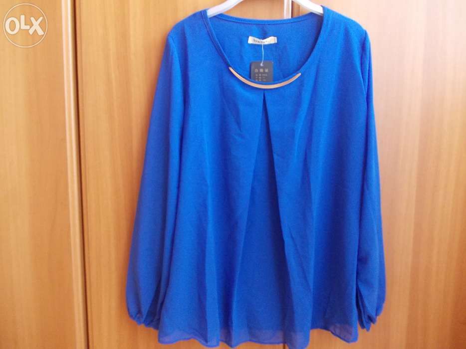 Bluza albastra - bluza mov