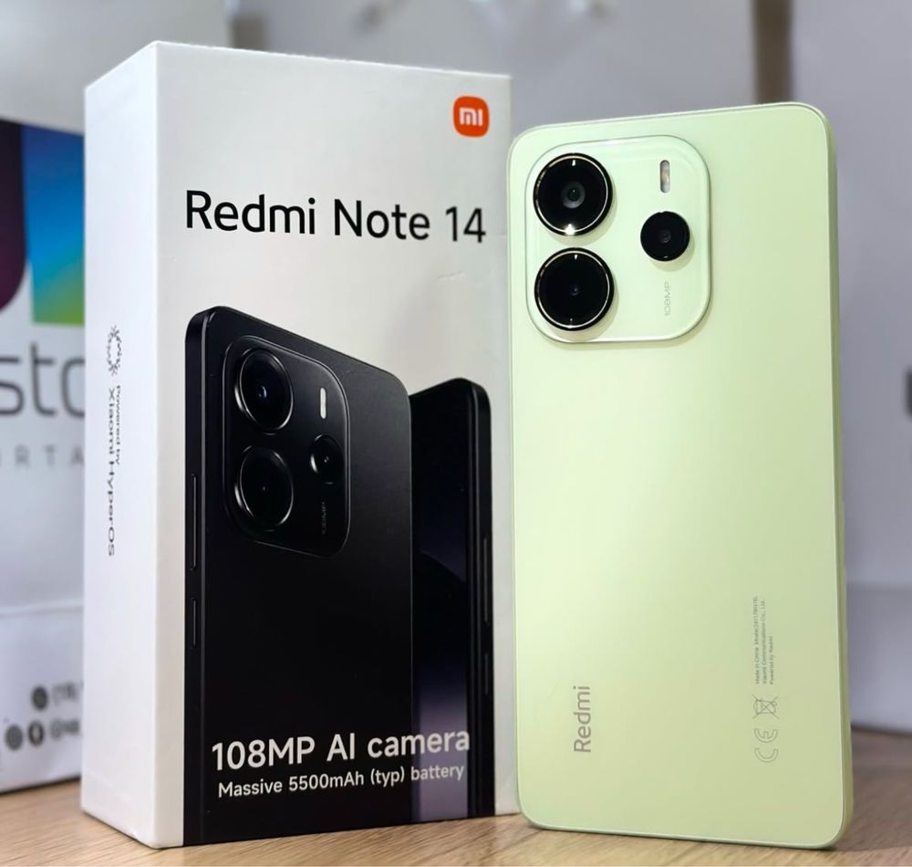 Новый Redmi Note 14  — Официальная гарантия!