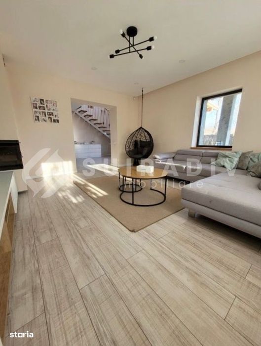 Casa de inchiriat in Campenesti, curte de 500 mp, garaj