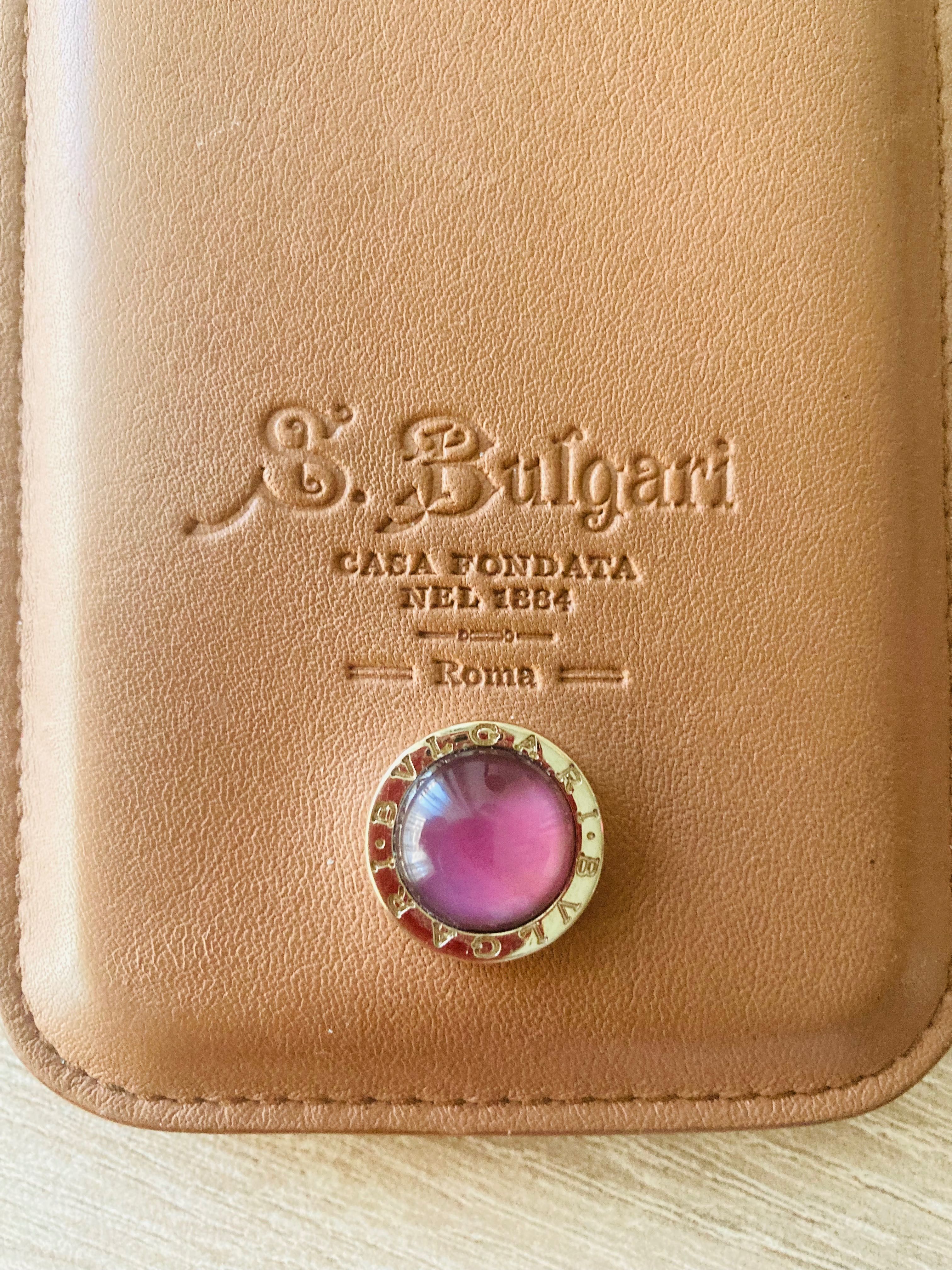 Bulgari - оригинален кожен кейс за iPhone 5S