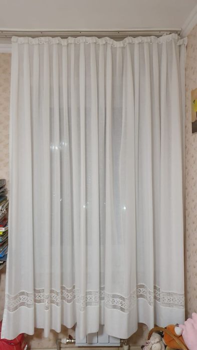 Шторы белого цвета
