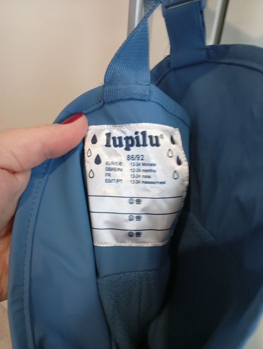 Pantaloni de ploaie ; impermeabil; marimea 86/92; nou; Lupilu