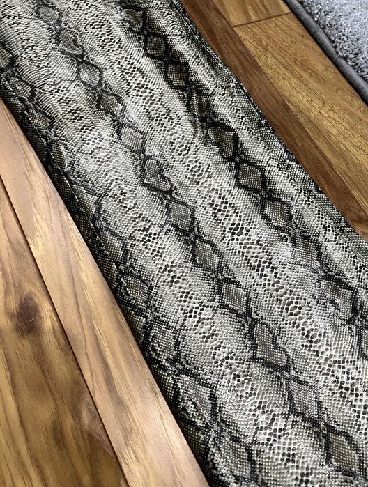 Дамски кожен змийски панталон "Зара" / "Zara", змийски принт, размер S